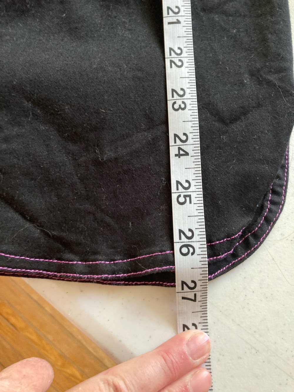 Bob Mackie Black Embroidered Floral Pantsuit with Pink & Green Accents - Picture 11 of 13